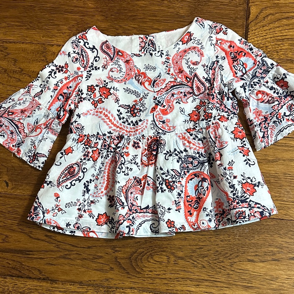 Floral Paisley Kids Top